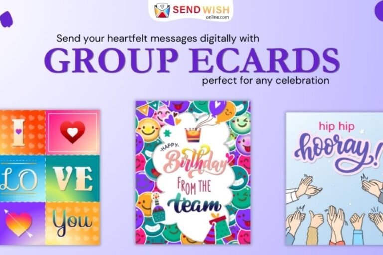 An image of different group ecards