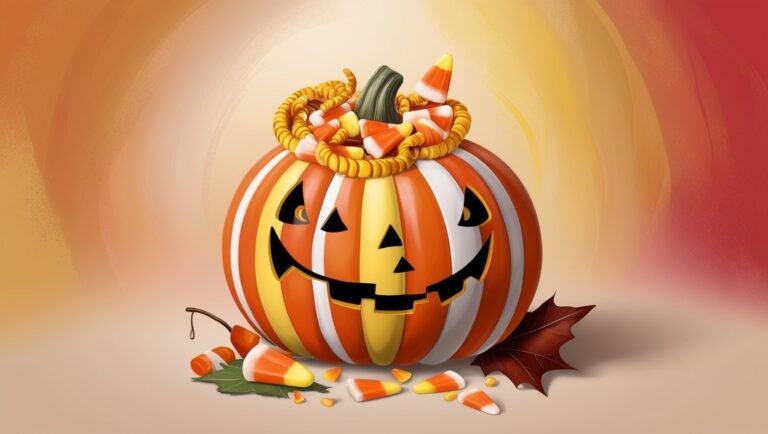 Candy Corn Pumpkin