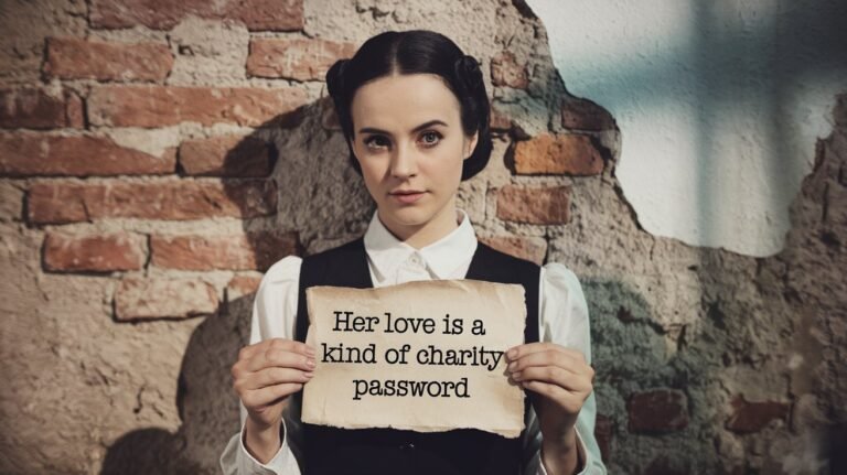 Her Love Is a Kind of Charity Password